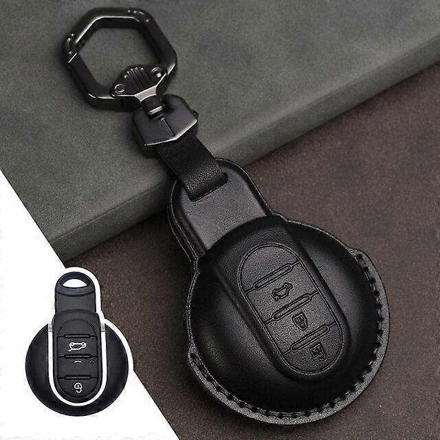 Leather Car Remote Key Case Fob Cover Skin Keychain For MINI Cooper Clubman Hardtop Hatchback Countryman F54 F55 F56 F57 F60