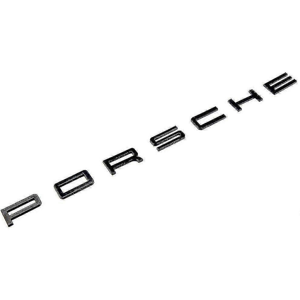 Gloss Preto Lettering Emblema Traseiro Boot Para 911 Carrera Cayenne Turbo Gt3