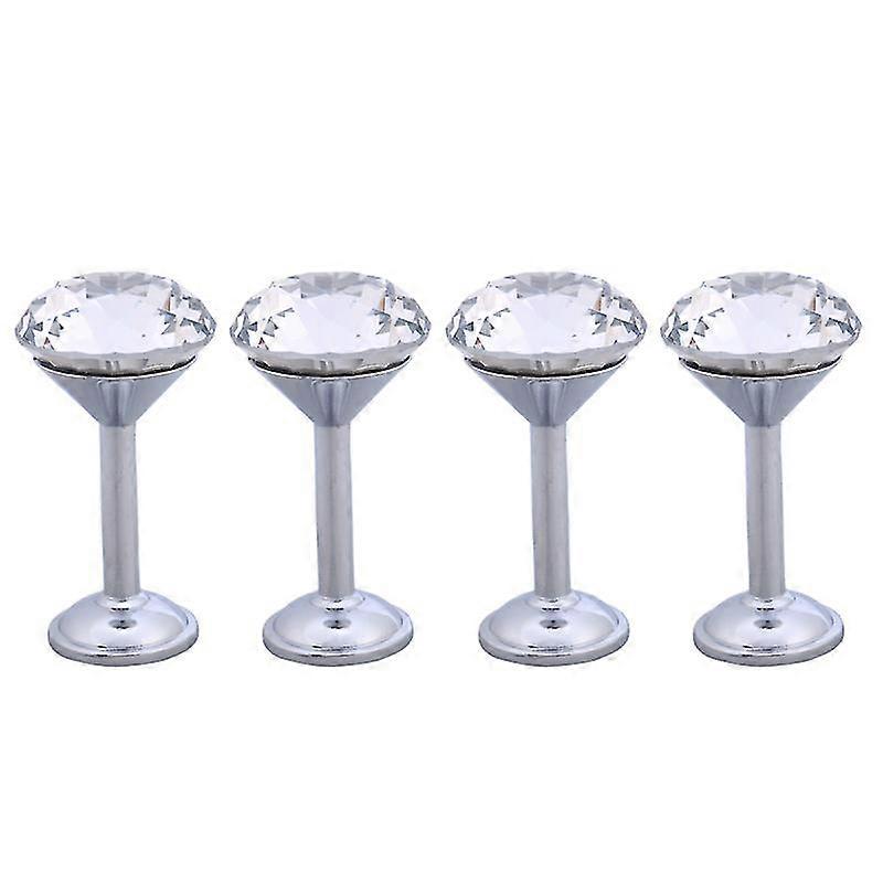 4pcs Diamond Wall Hooks-c