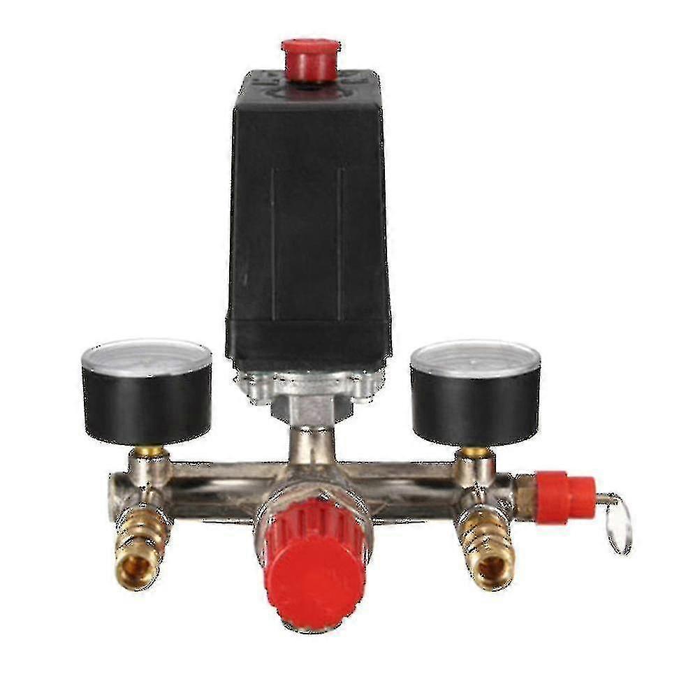 175psi Air Compressor Pump Pressure Switch Control With Gauges Regulator (en)