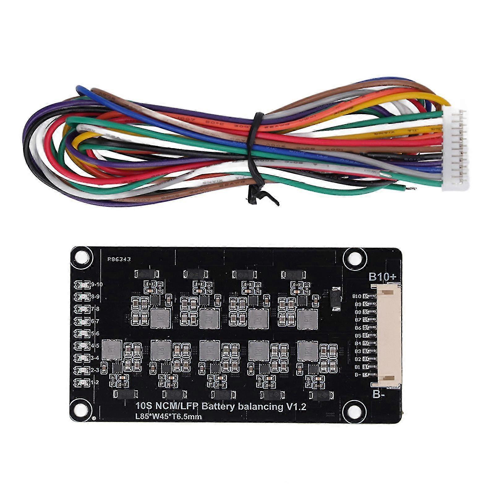 Automatic Battery Balancer with MOS PCB and Inductive Active Equalizer - 10S 1.2A 2.0V-4.5V