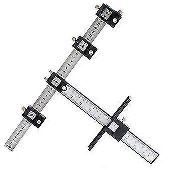 2024 New Punch Locator Drill Guide, Adjustable Cabinet Hardware Jig Hole Locator Drill Guide