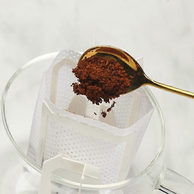 50Pcs Disposable Drip Coffee Cup Filter Bags Ears Japanese Hanging Brew Cafe Accessories Tea Tools Coffe Filters Paper