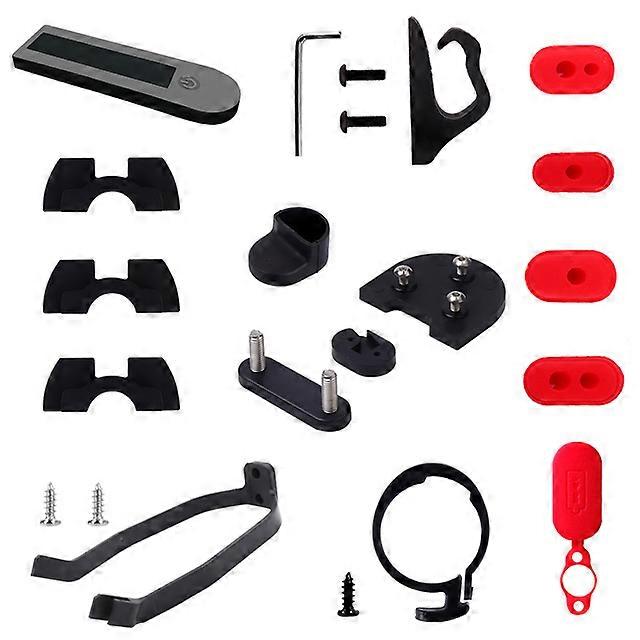 Electric Scooter Rear Fender Wing Mudguard Shock Absorption Accessories For M365 Pro With Damping Rubber Pad Sets
