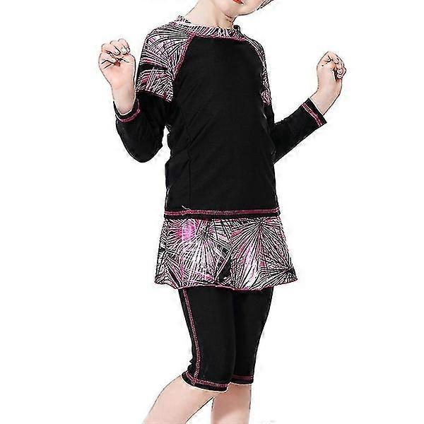 Enfants Filles Islamique Musulman Modeste Maillots De Bain