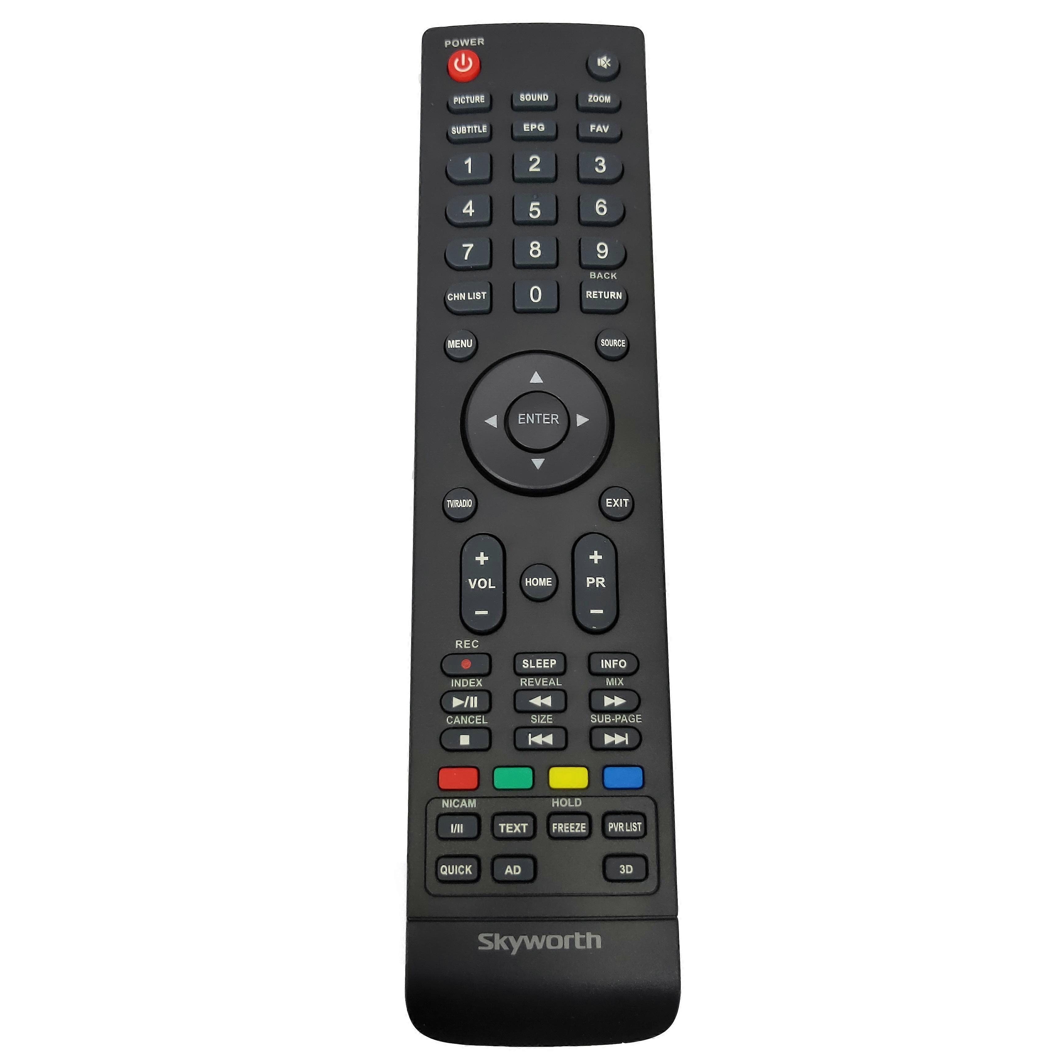 HOF19C1140GPD25 Remote Control for Skyworth LCD TV