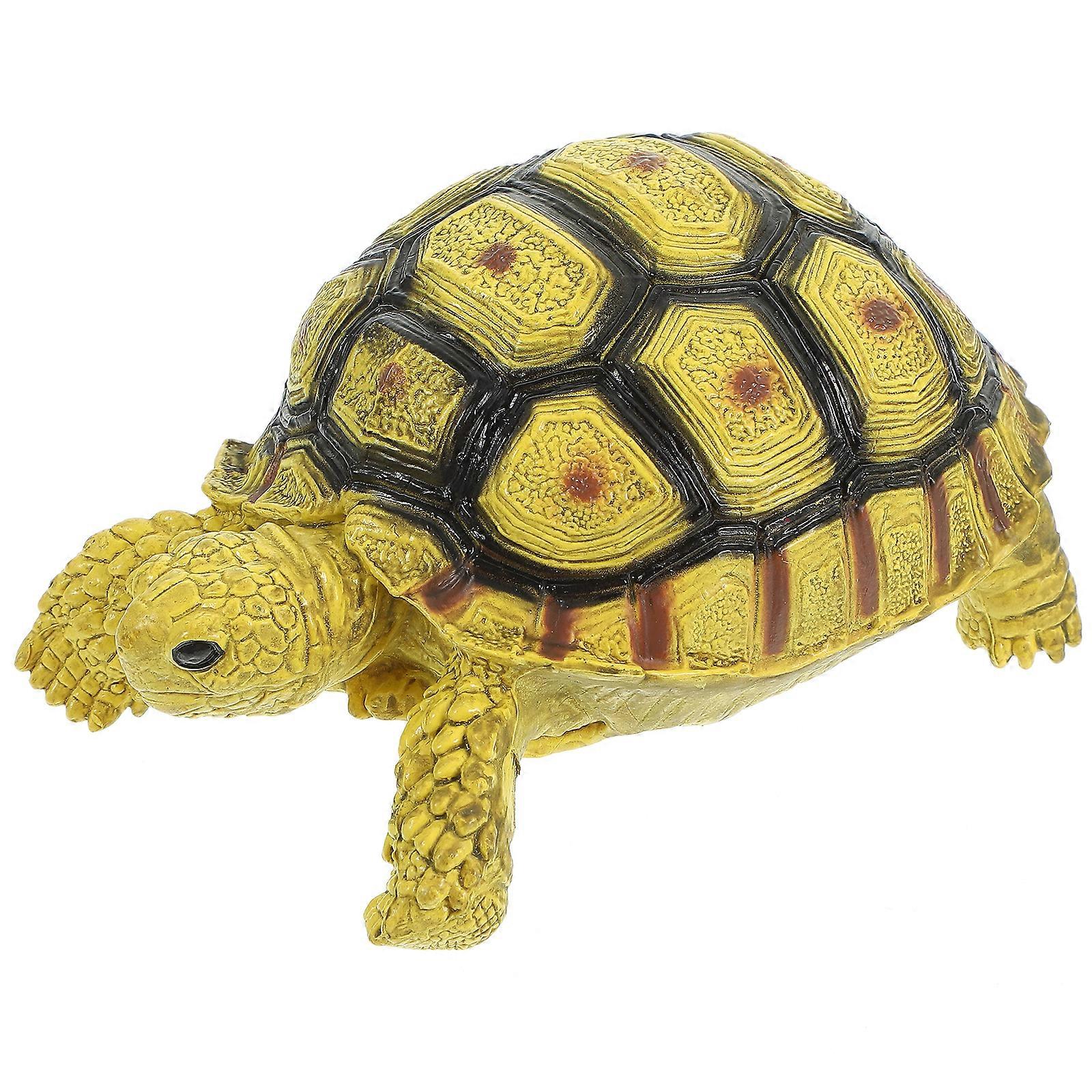 Simulation Turtle Model Plastic Turtle Figurine Simulation Animal Educational Model
