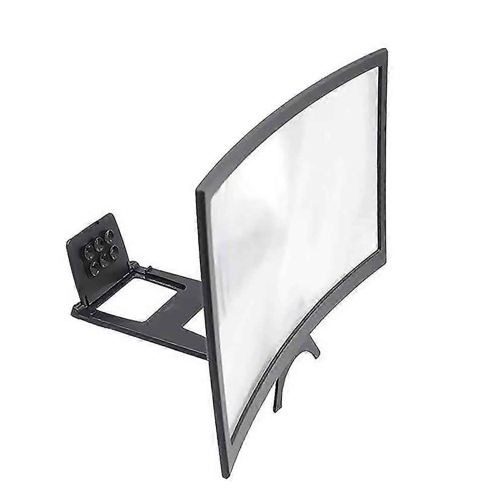 12 inch Curved Screen Display Mobile Phone Amplifier Bracket Reduce Radiation Eye Protection 3D Phone Screen Magnifier