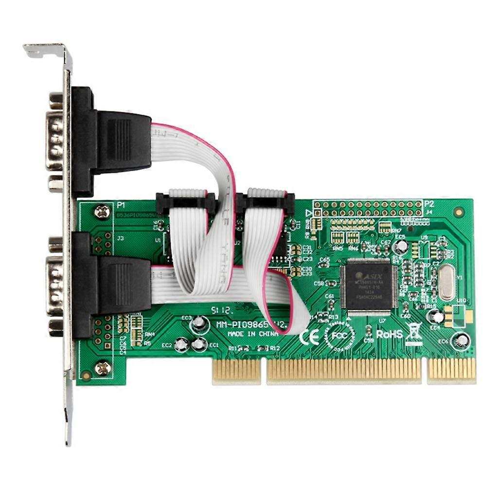 PCIe Dual Serial Expansion Card Chip MCS9865 2 Port Industrial DB9 COM RS232