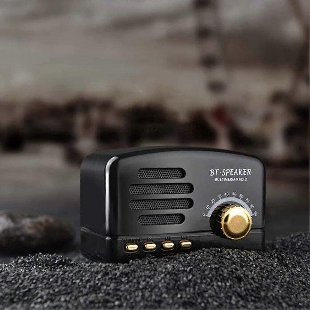 Mini Vintage Radio, Portable Retro AM FM Support Card Receiver, Stereo ...