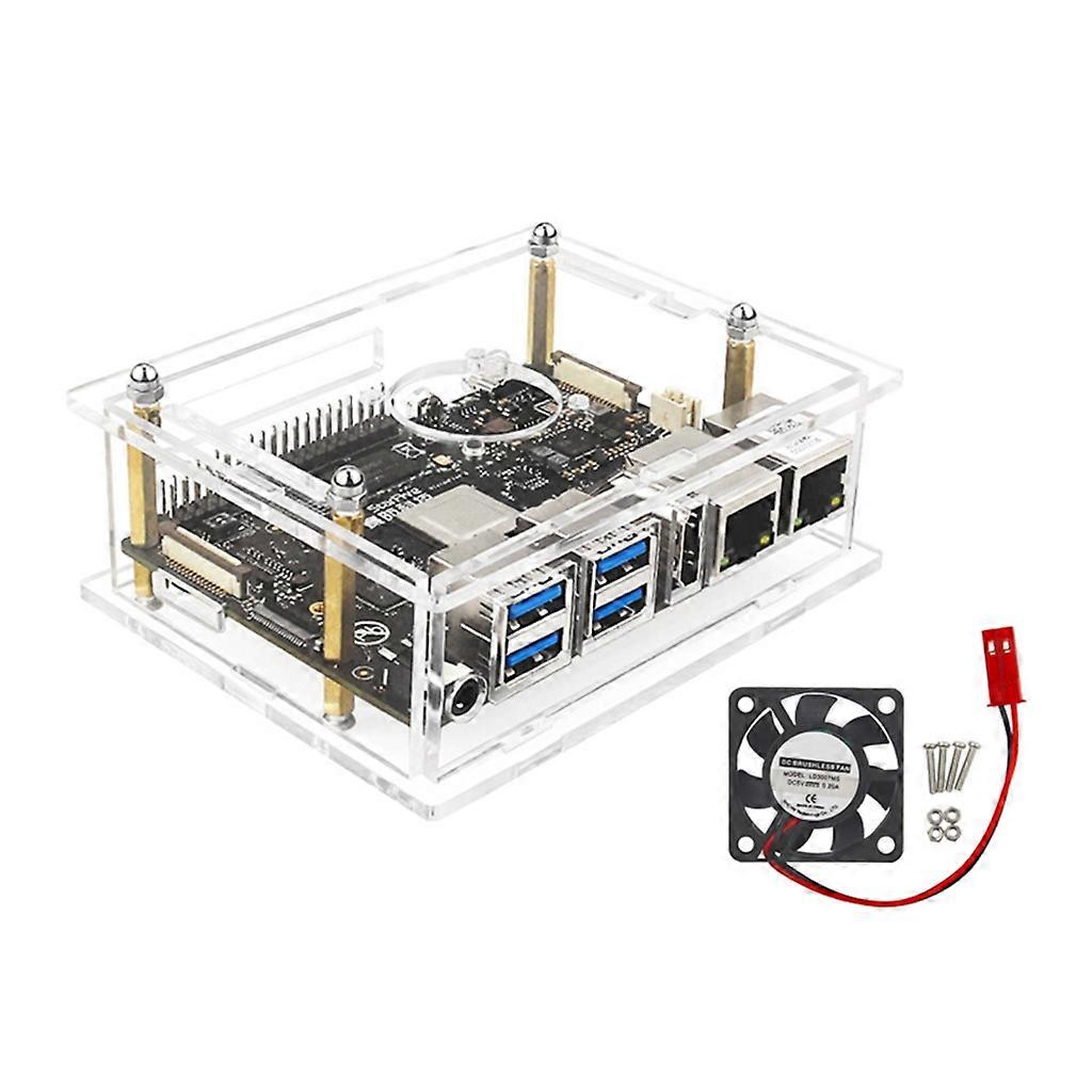 pentru placa Visionfive 2 RISC-V Transparent Shell StarFive JH7110 procesor