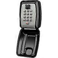 Waterproof Key Safe Box Wall-Mounted Key Box Outdoor Key Box Safe Key Box Wall-Mounted Key Safe Box-Share Access to Your Keys Safely Black 121X95X62mm