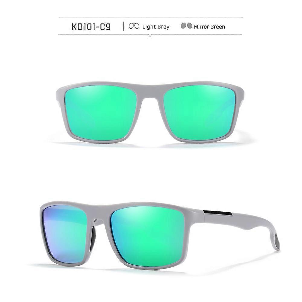 Kiváló minőségű Olaszország Design TR90 polarizált napszemüveg Férfi Női Sport Vezetési Ernyők KDEAM UV400 Törhetetlen napszemüveg dobozzal