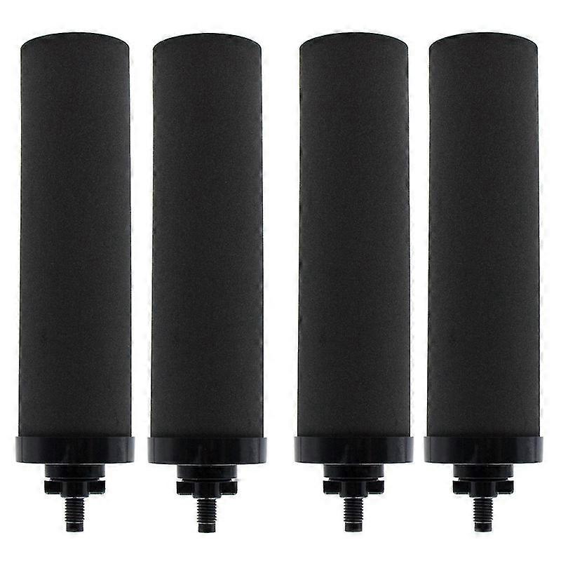 4pcs Water Filter Replacement For Black Activated Carbon Filters For Gravity-fed Water Filter Syste Yalo