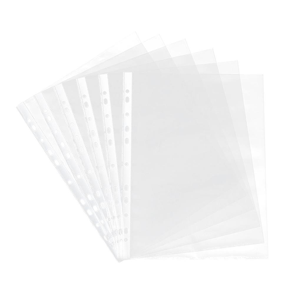 100 Pcs Transparent File Folder Document Bag Holder Document Office File Folder