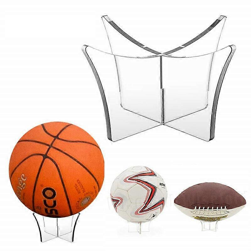 Acrylic Ball Display Stand Clear Basketball Holder Display Ball Stand Transparent Ball Support Base Stand Sport Ball Storage Display Rack(1Pc,Transpar