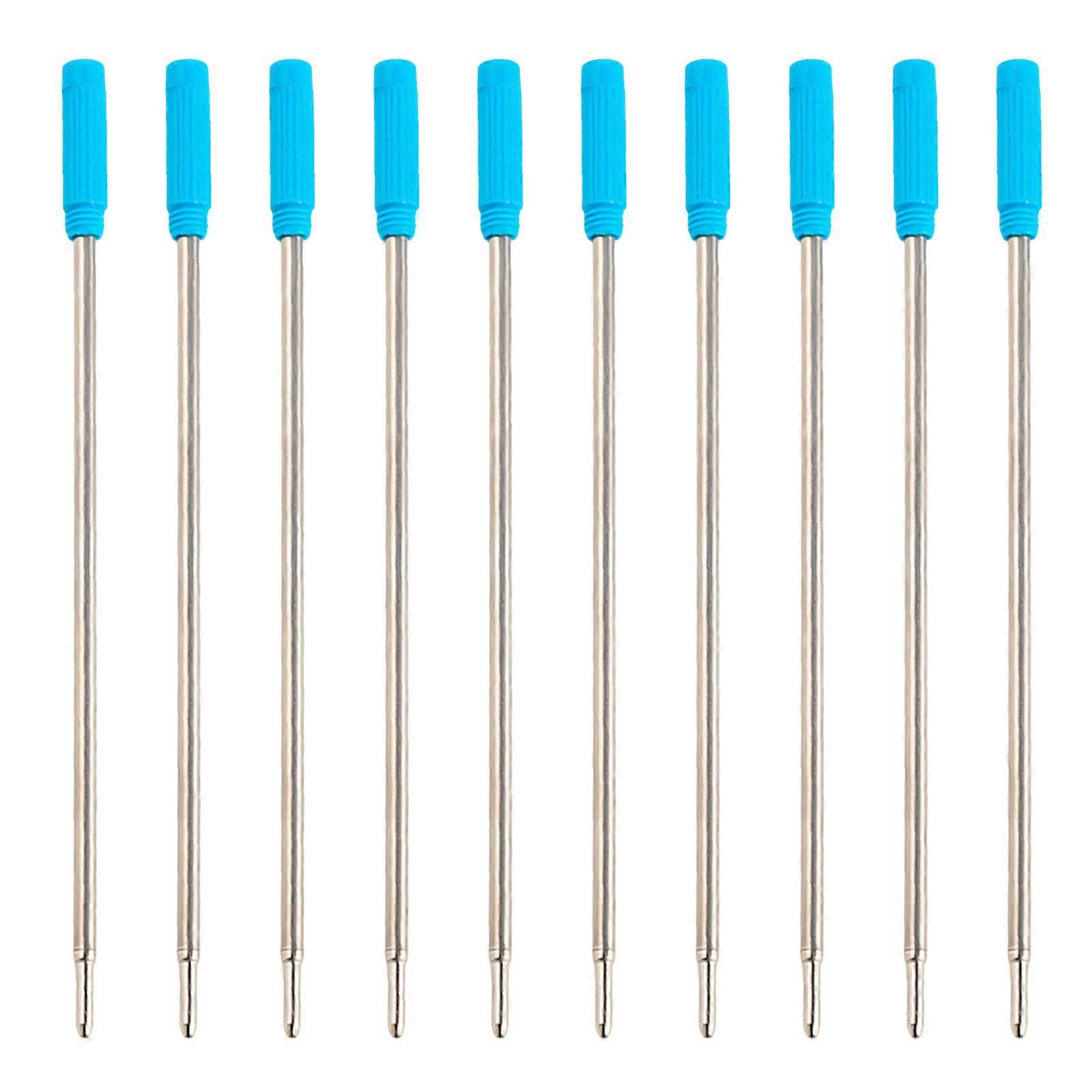 Ballpoint Pen Refills Blue Ink Medium Point Pen Refills Smooth Writing Quick-Drying Durable Tip Design Versatile Refills Gel Pen Accessories Jikaix