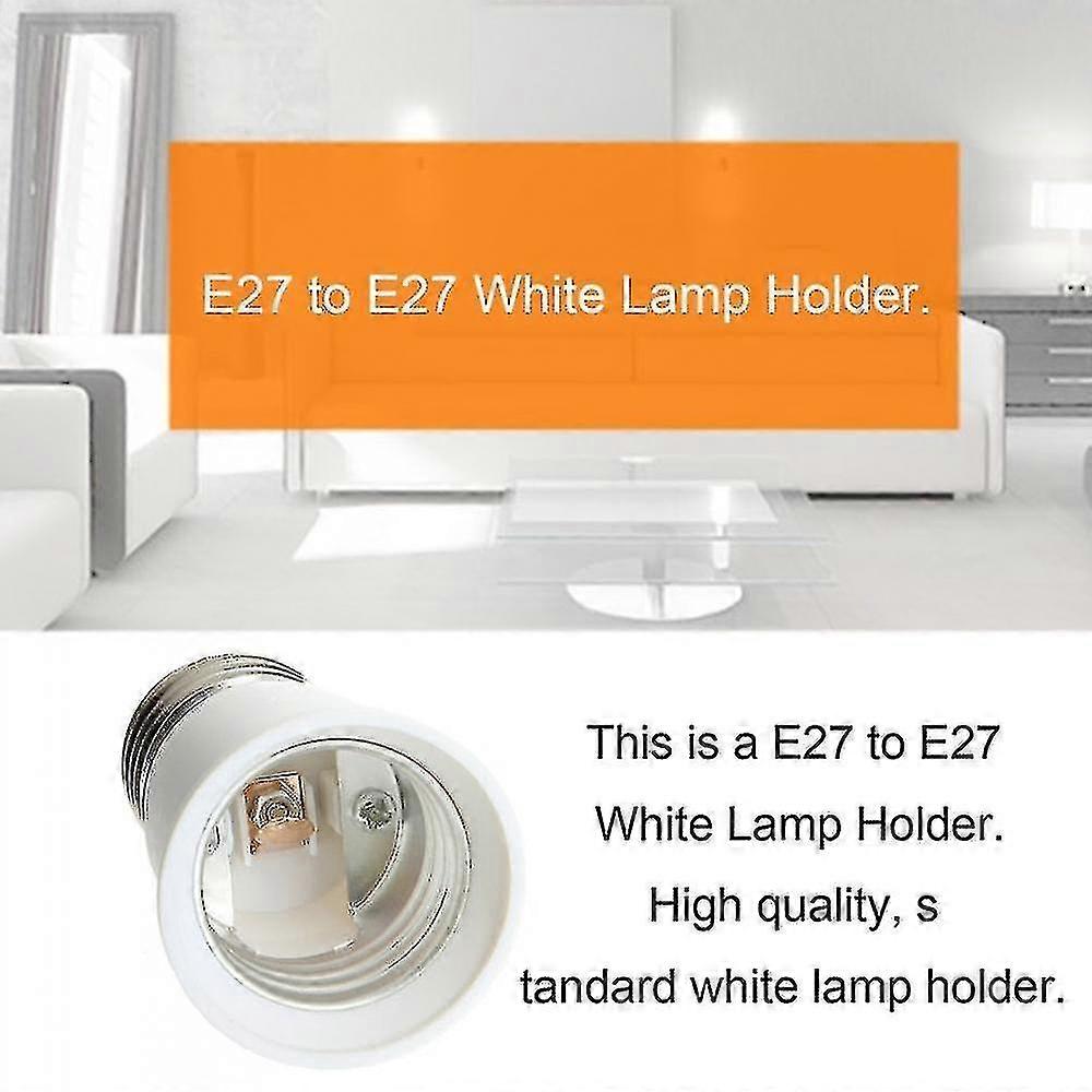 E27 To E27 Socket Light Bulb Lamp Holder Adapter Plug Extender Lampholder