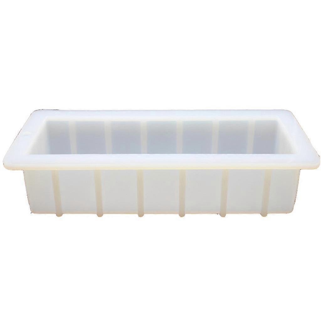 Loaf Soap Silicone Mold Rectangular White Mould Diy Handmade Making Tool
