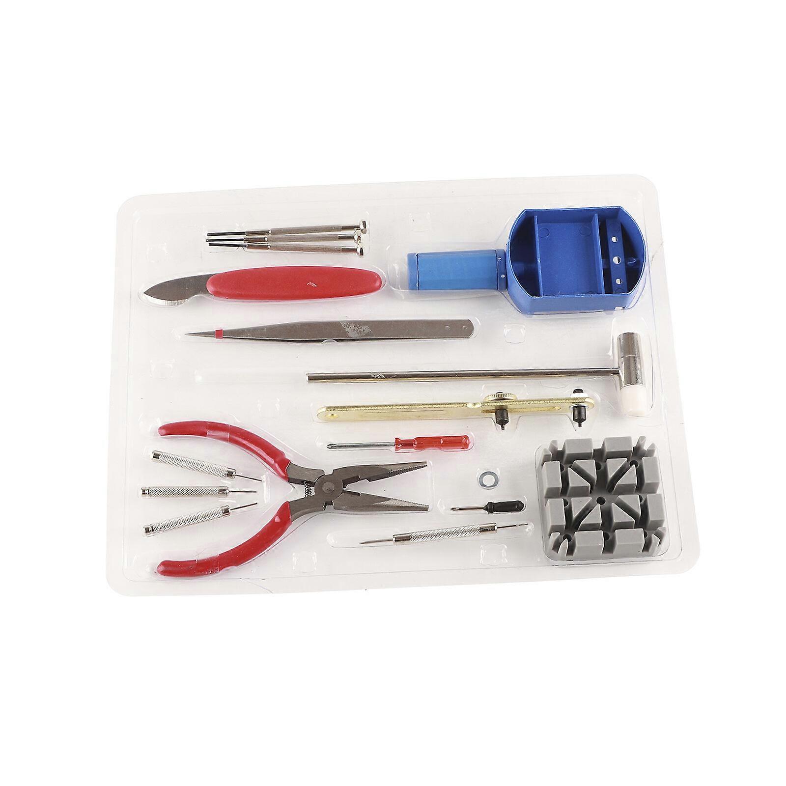 (16個セット)時計修理ツールキットメタルコンプリートウォッチ交換ツールBX5