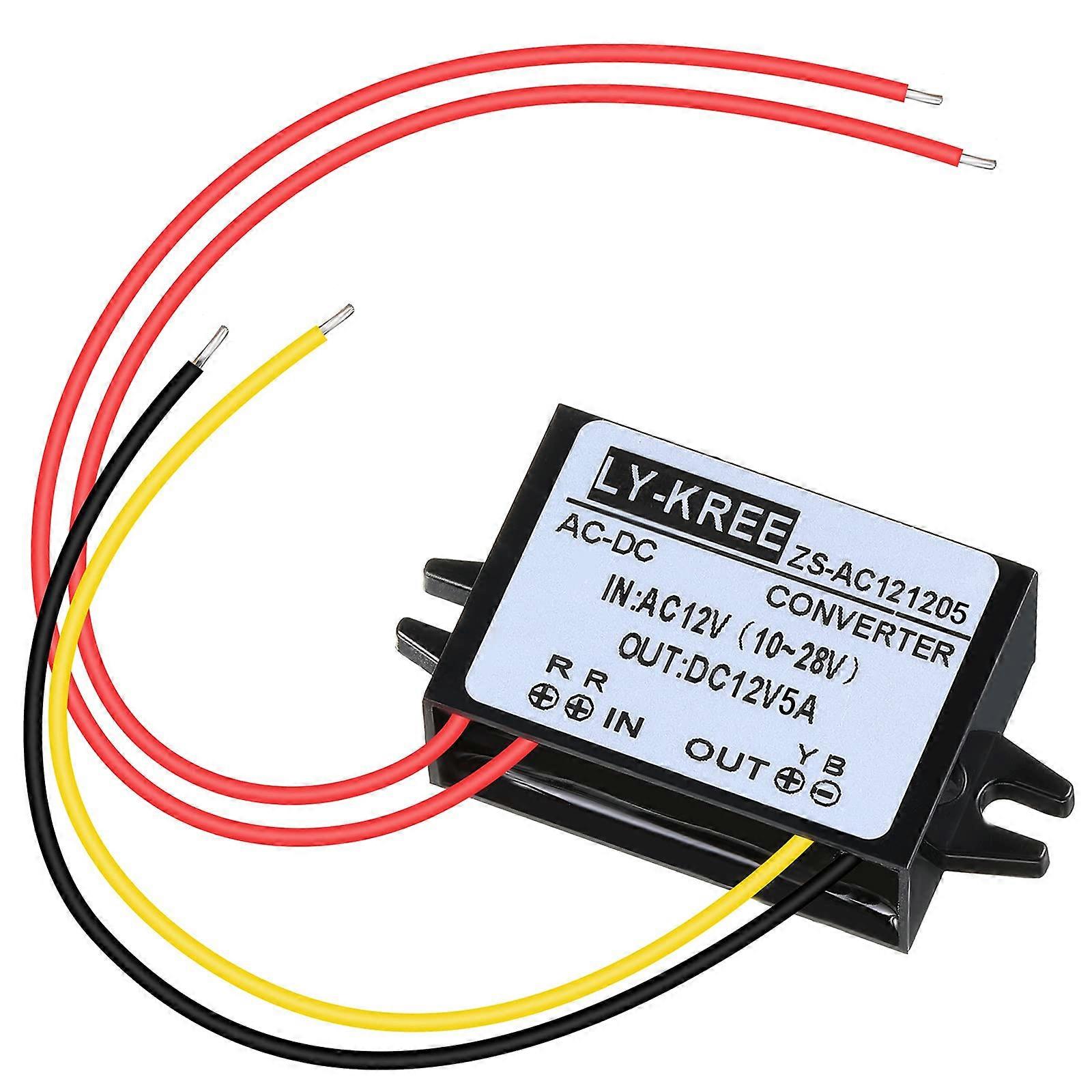 AC-DC Power Converter AC 12V (10-28V) naar DC 12V Step Down Converter Module Voltage Regulator AC