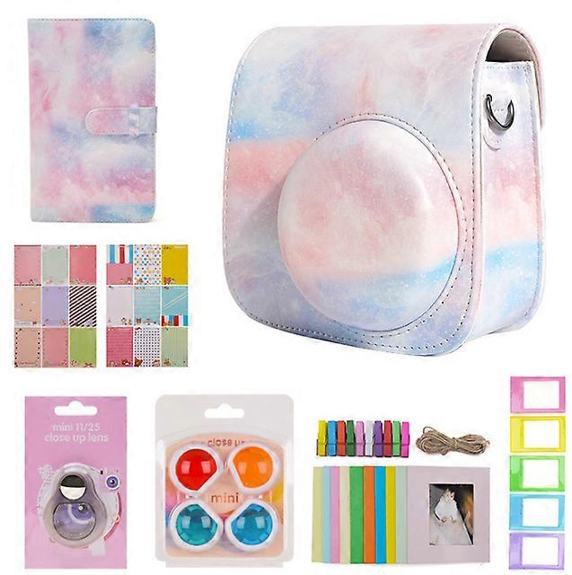 Fujifilm Instax mini 9/mini11 camera bag and camera protective case 7 pieces