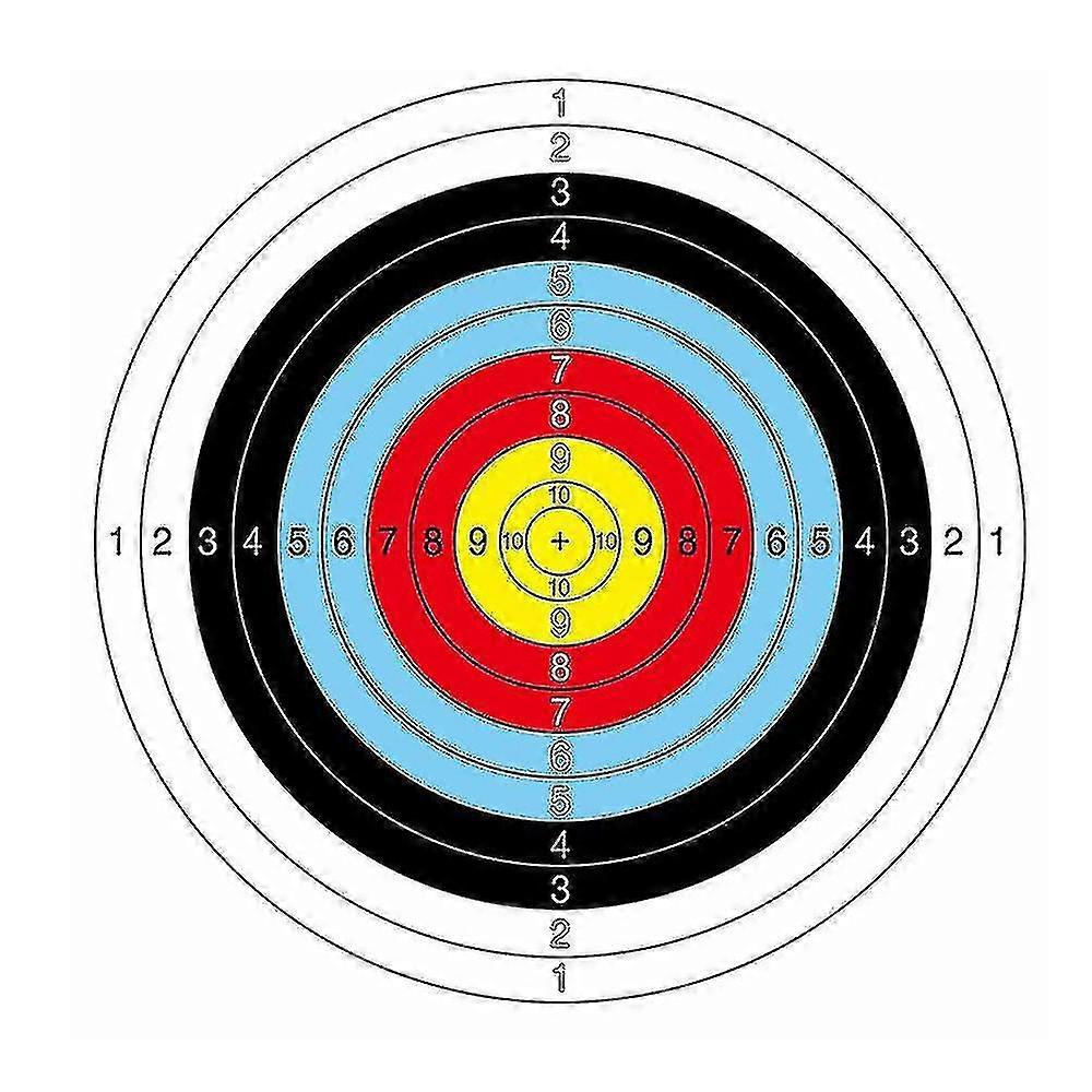 Archery Target Face, 30 Pcs Archery Shooting Paper Target Square Archery Training Paper