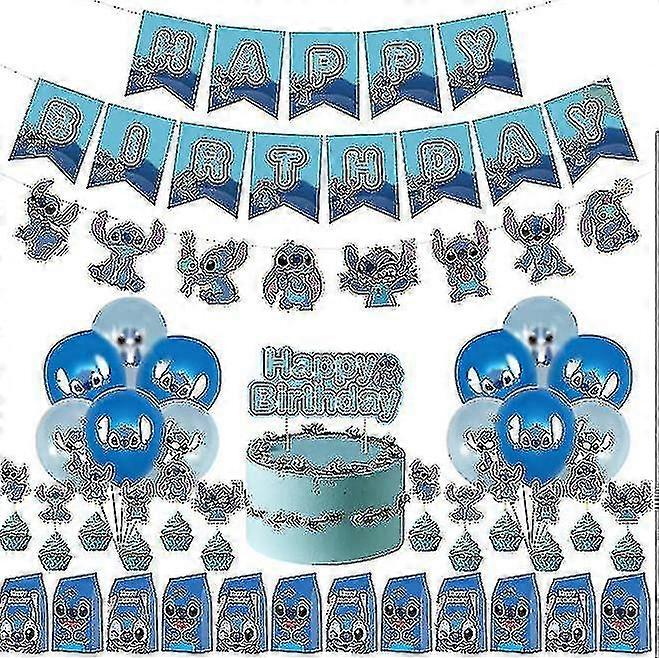 Mng Stitch Party Supplies Lilo And Stitch Birthday Decorations