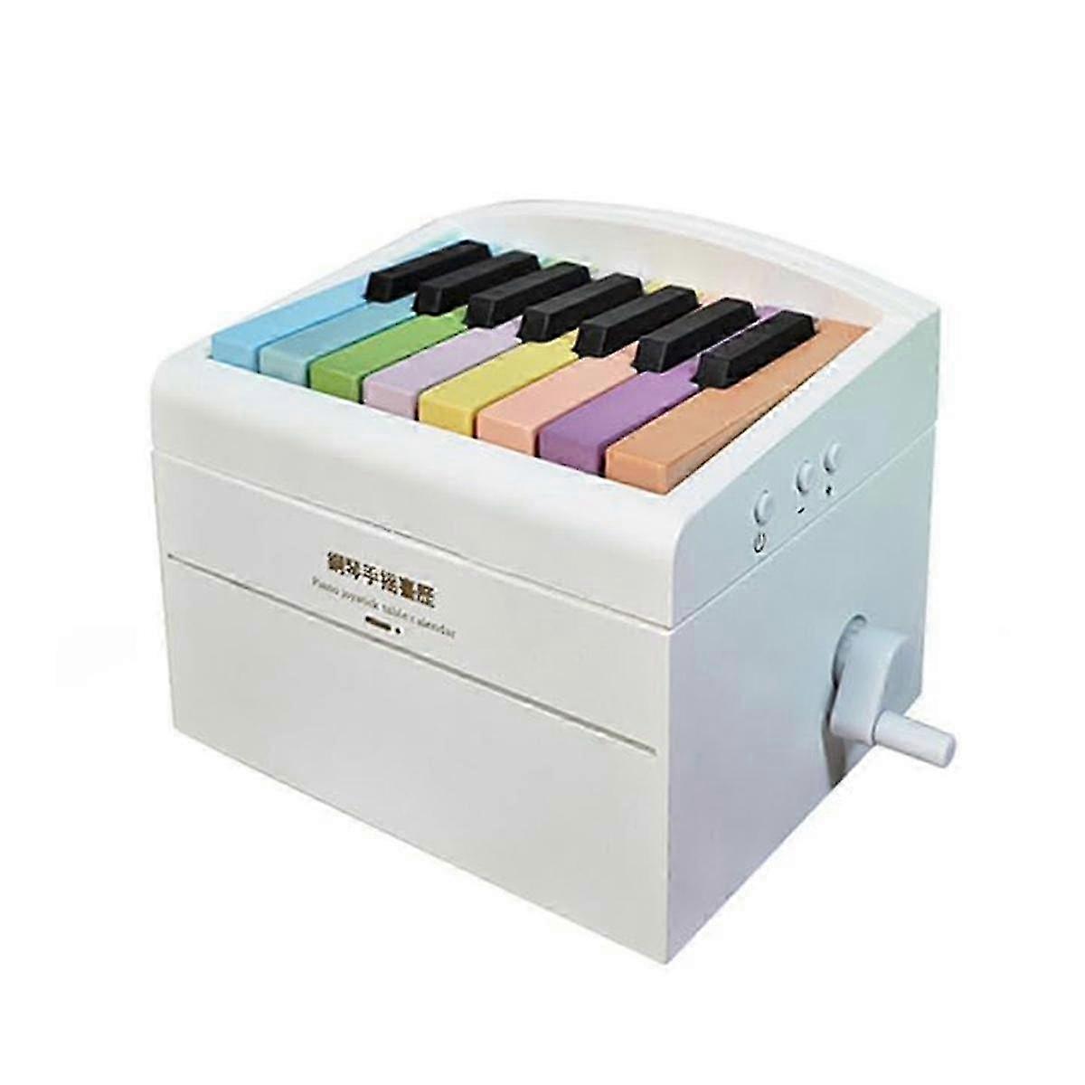 Playable Piano Desk Calendar For 2024, Timer Calendar For 2024, 3d Notepad Calendar, 52 World Famous Music Scores White