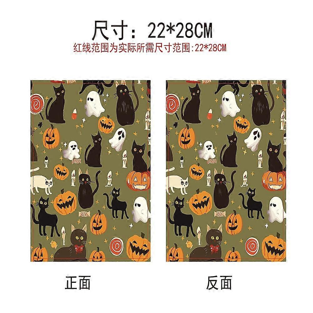 Cloth Book Cover Notebook Wraps Rectangle Ghost 280x220mm