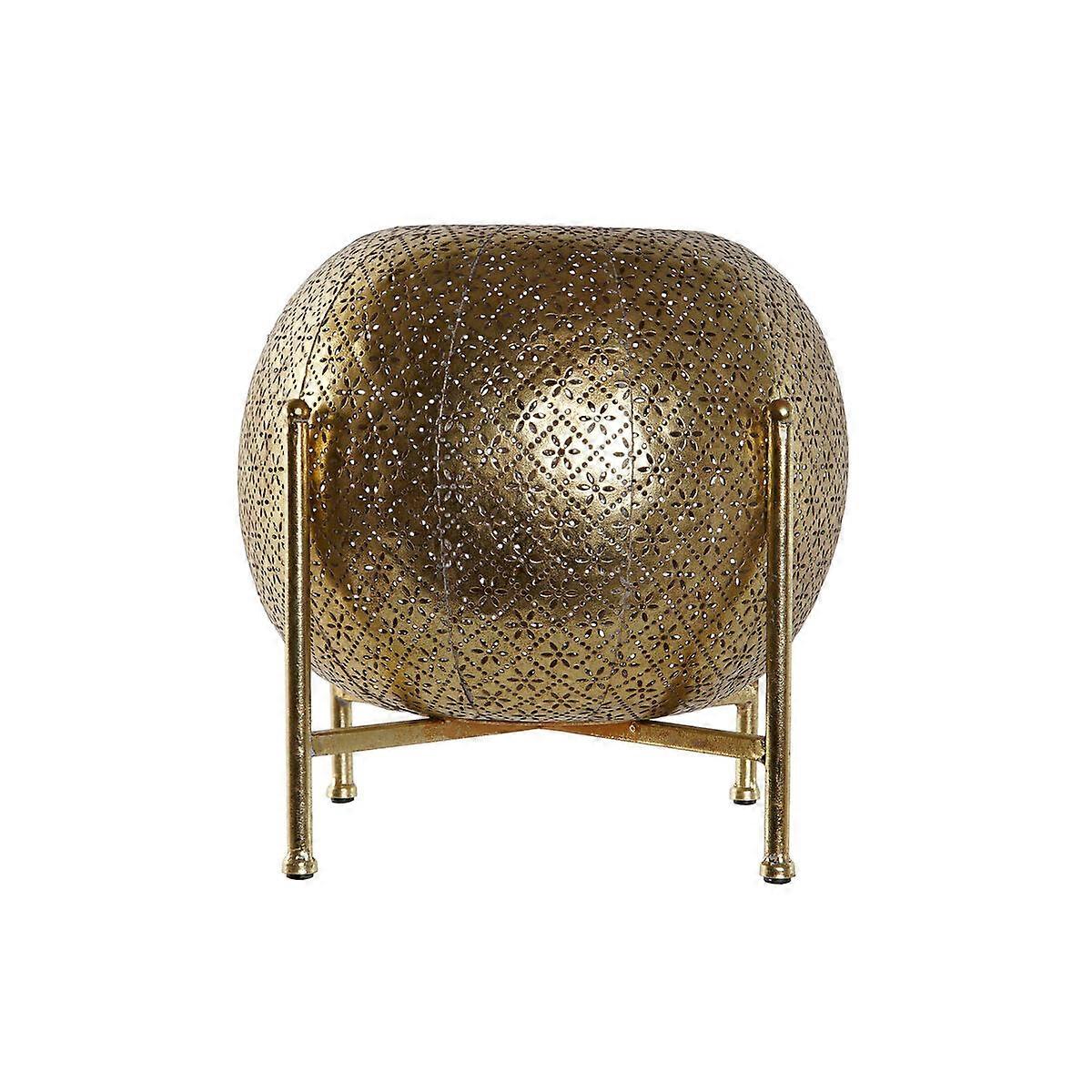 Candle Bowl Home ESPRIT Gold Metal Crystal 29 x 29 x 26.5 cm