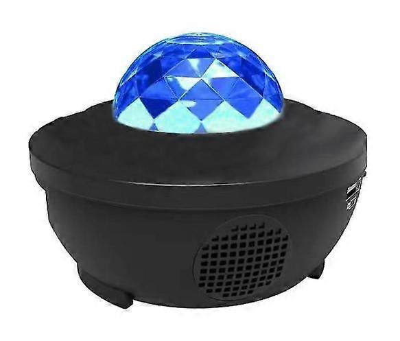 LED music starry sky projector light USB cable bluetooth sound control water pattern flame light