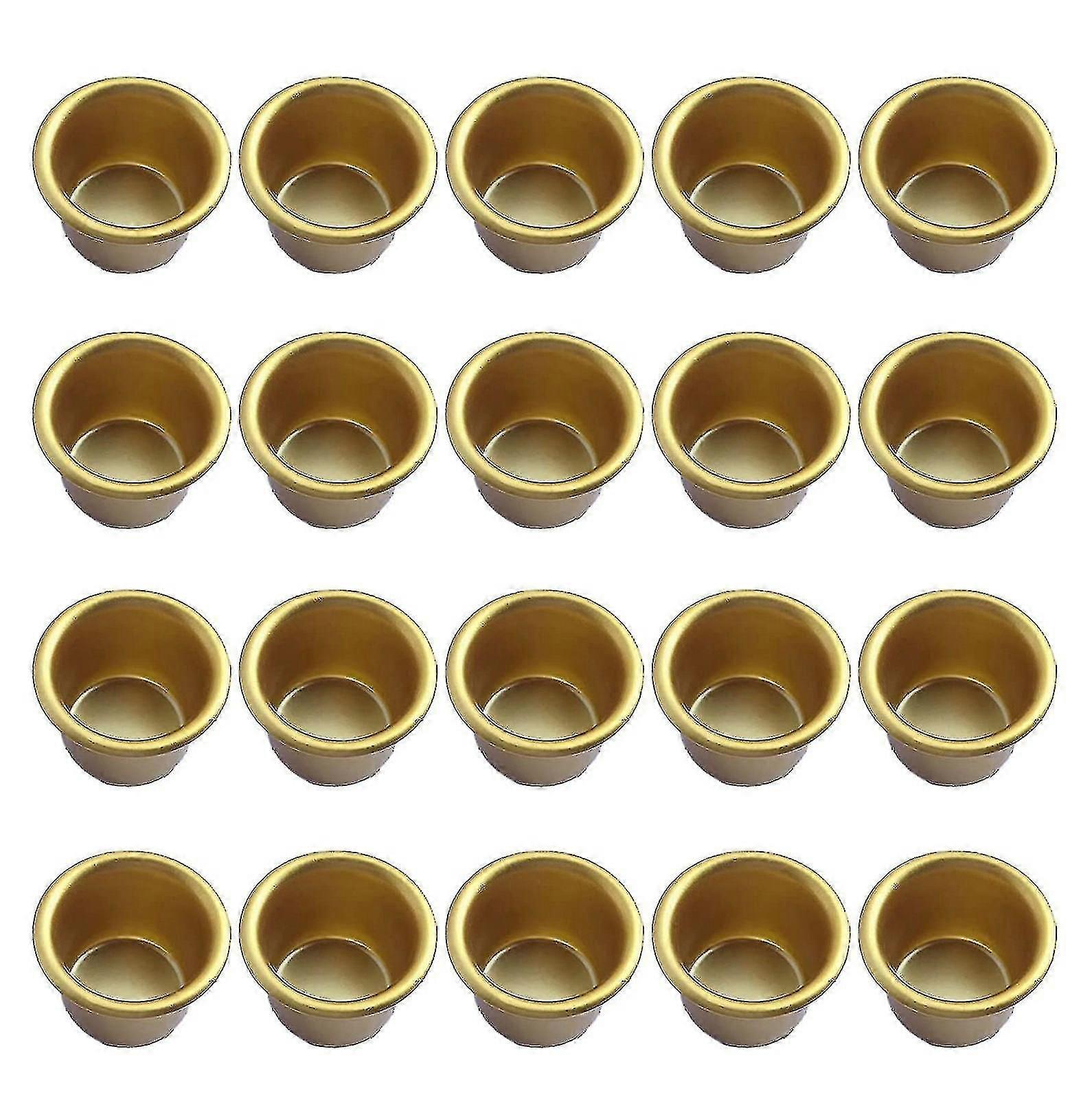 20-pack Metal Candle Insert Holder Set, Compatible With Tree Candle Holders