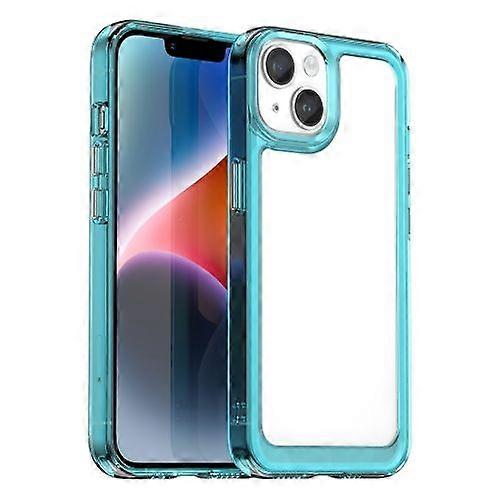 For iPhone 15 Colorful Series Acrylic + TPU Phone Case
