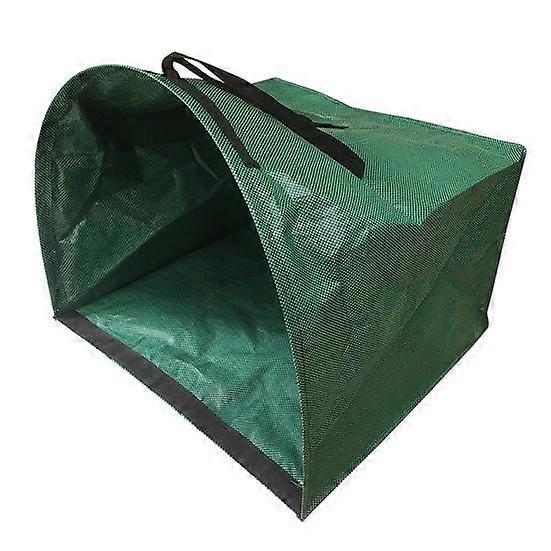 Large Garden Waste Bag Reusable Leaf Collection Bag Yard Dustpan-Style Leaf Bag Heavy Duty Waterproof Gardening Bag