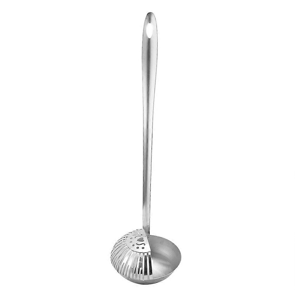 Soup Spoon Colander Strainer Long Handle Stainless Steel Filter Kitchen
