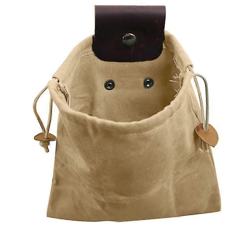 Canvas Foraging Pouch, Garden Fruit Piing Bag,mushroom Foraging Bag For Hiking, Camping, Hunting, Beach-combing Collapsible Easy To Carry About The