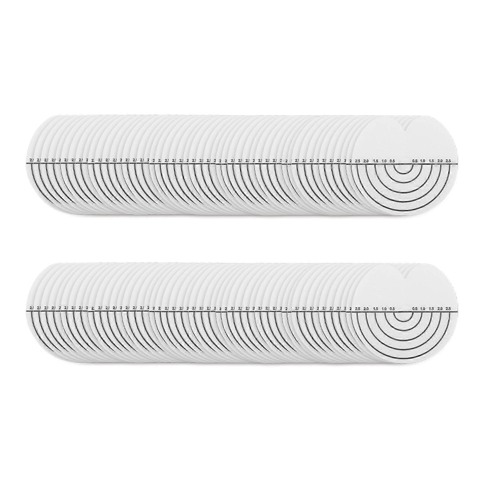 100 Pz Guardie Scudo Termico Dei Capelli Con Scala Singolo Foro PVC Trasparente Fusione Colla Protector Strumenti di Estensione Dei Capelli per Capelli