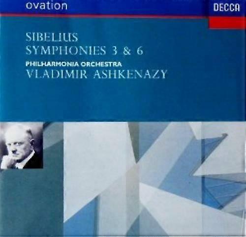 Jean Sibelius SibeliusSymphonies Nos 3 amp 6 CD