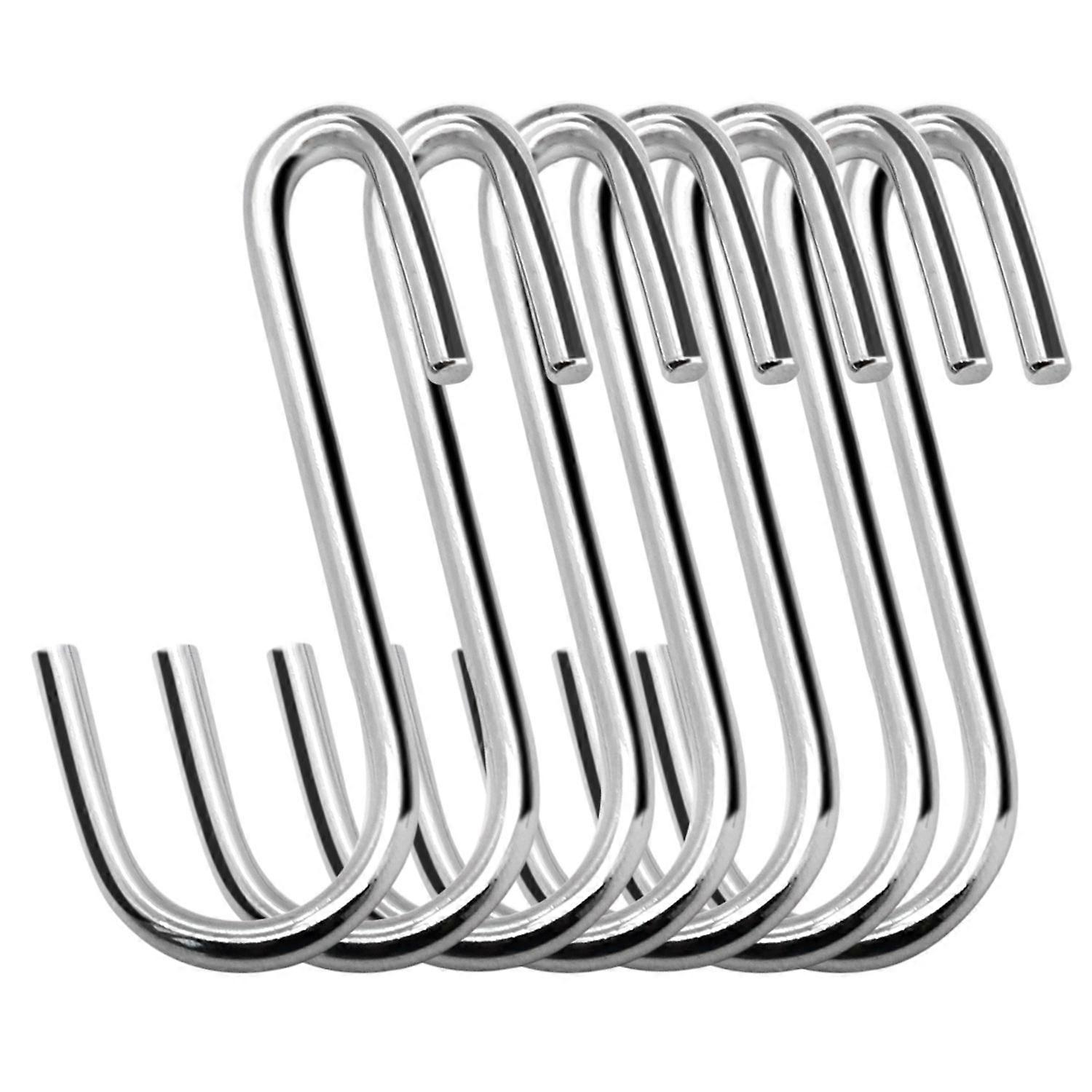 30 Pack S Hooks for Kitchenware and Pots - Heavy Duty Stainless Steel Kitchen Hanging Hooks for Organizing Cookware and Utensils
