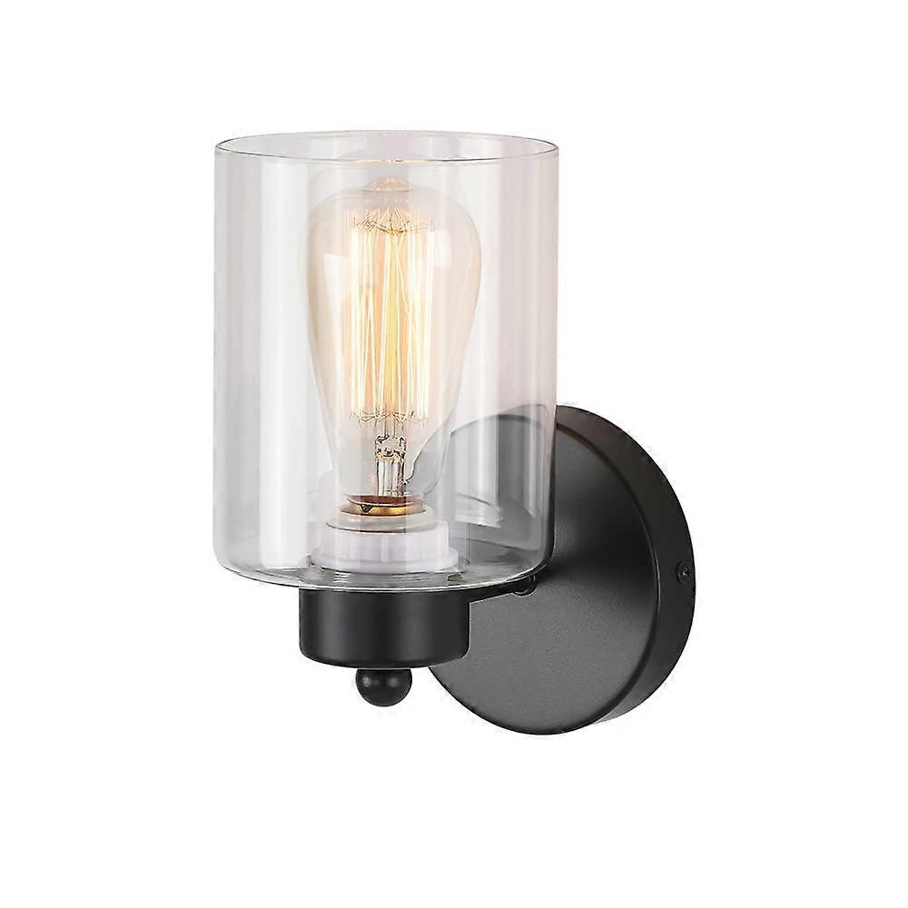 Matte Black Wall Lighting for Bathroom, Modern 2-Light Fixtures, Adjustable Arm, Energy Efficient Design