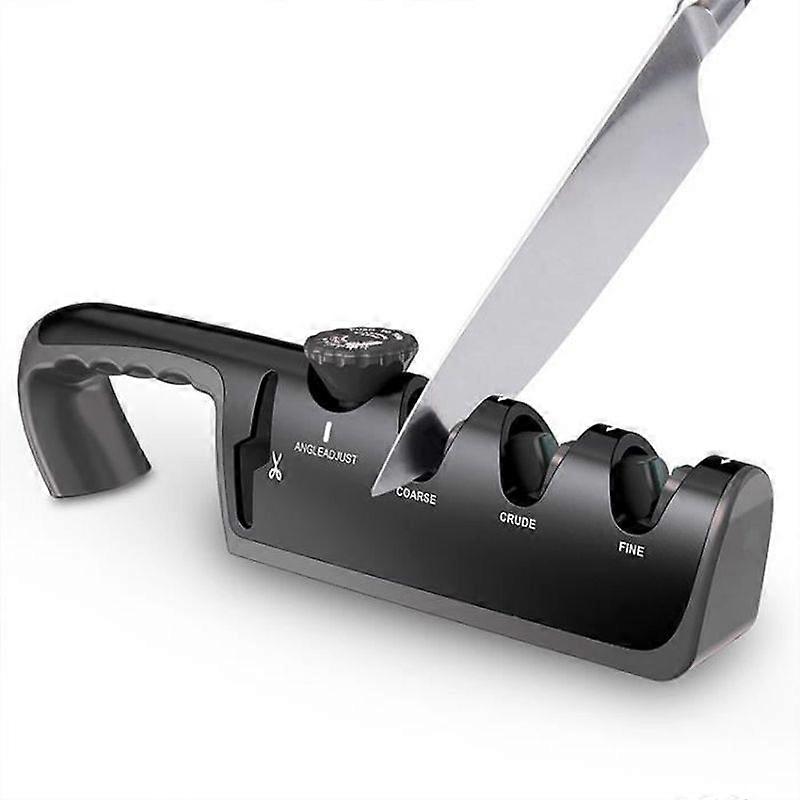Knife Sharpener 4 in 1 Blade Sharpening Tool Professional Kitchen Sharp Tungsten Steeldiamondceramic