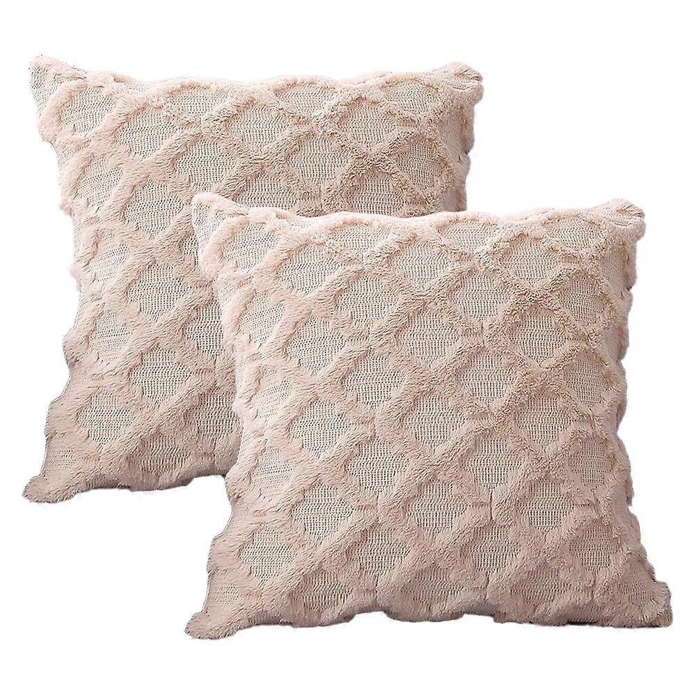 Couch Sofa Pillow Covers, Decorative Throw Pillow Covers with 3D Flower Pattern for Easy Care Cold Machine Washable Gentle Cycle No Bleach Low