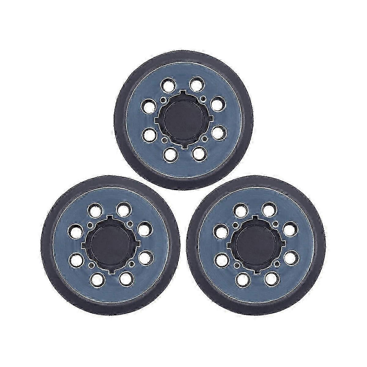 3pcs Backing Pad 5 Inch Sanding Pad 8-hole Hook And Loop Sander Pad Part For Dwe6423 N329079 Working