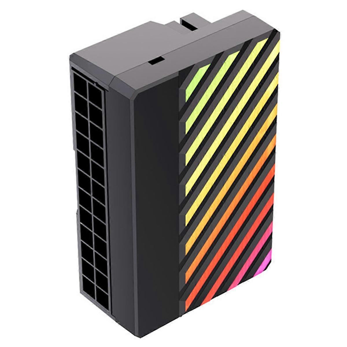 Motherboard ATX Power 24P Adapter to 90 Degree Turn Adapter 24PIN Right Angle Adapter Wiring Artifa