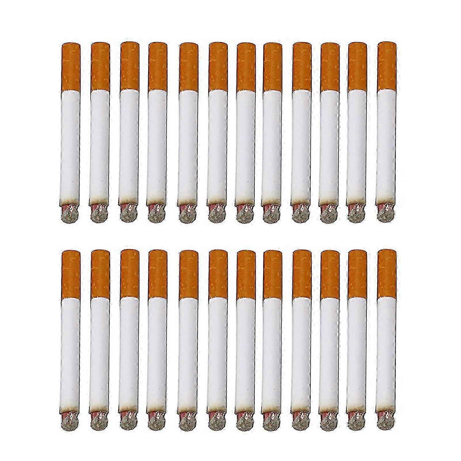 2/24/60pcs Joke Prank Magic Novelty Trick Fake Cigarettes Fags Smoke Effect  Simulation Cigarettes