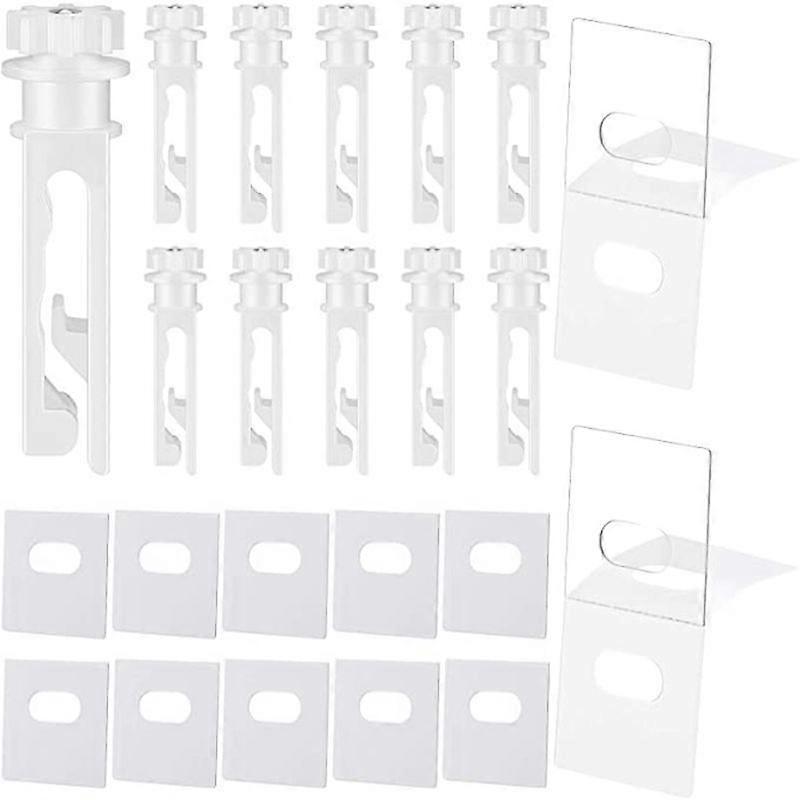 36pcs Vertical Blind Stem Replacement White Stems For Vertical Window Blind Vertical Blind Carrier