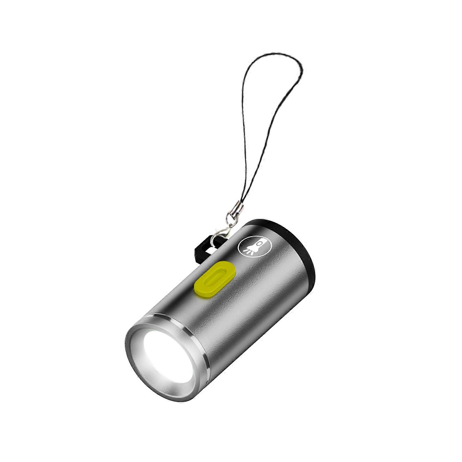 Versatility Type C Powered LED Flashlight LED Torches Type C Connectors Light For Camping Outdoor Event Emergency Use  Silver