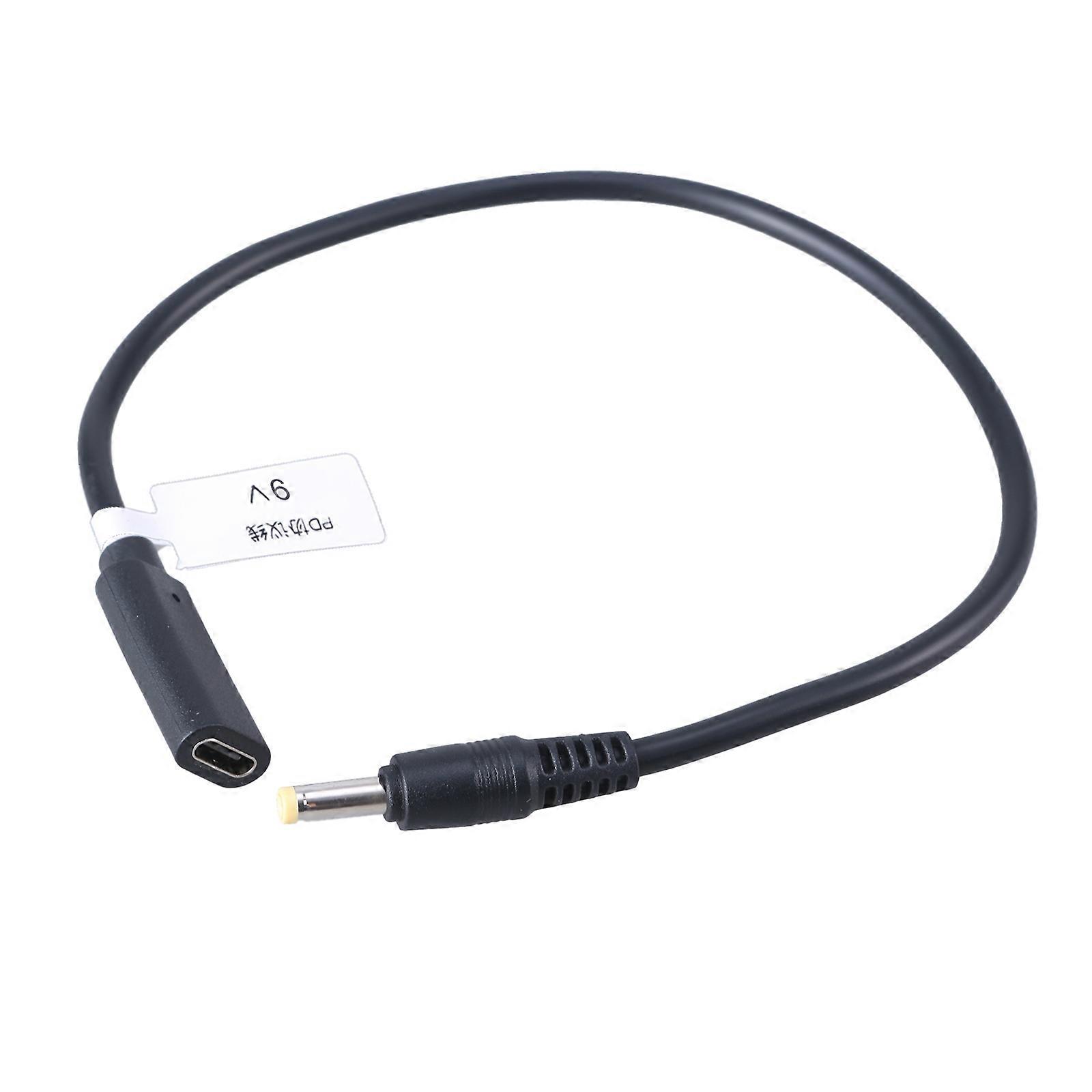 USB TypeC to 9V12V15V20V 4.0x1.7mm Power Connectors Charging Cable for Router Fan LED Light Converters
