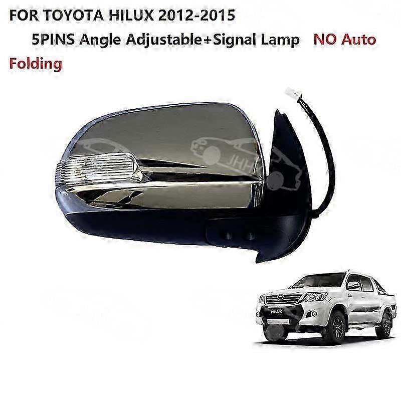Compatible Hilux Hilux 2012 2013 2014 2015 Rearview Mirror Reversing Mirror Reflector Rearview Mirror Assembly